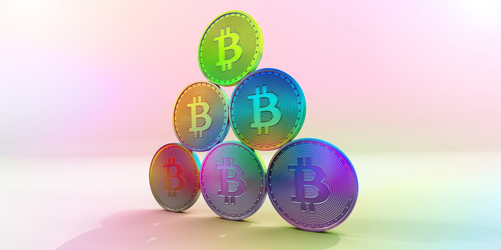 Bitcoin pirâmide financeira — Foto: Getty Images