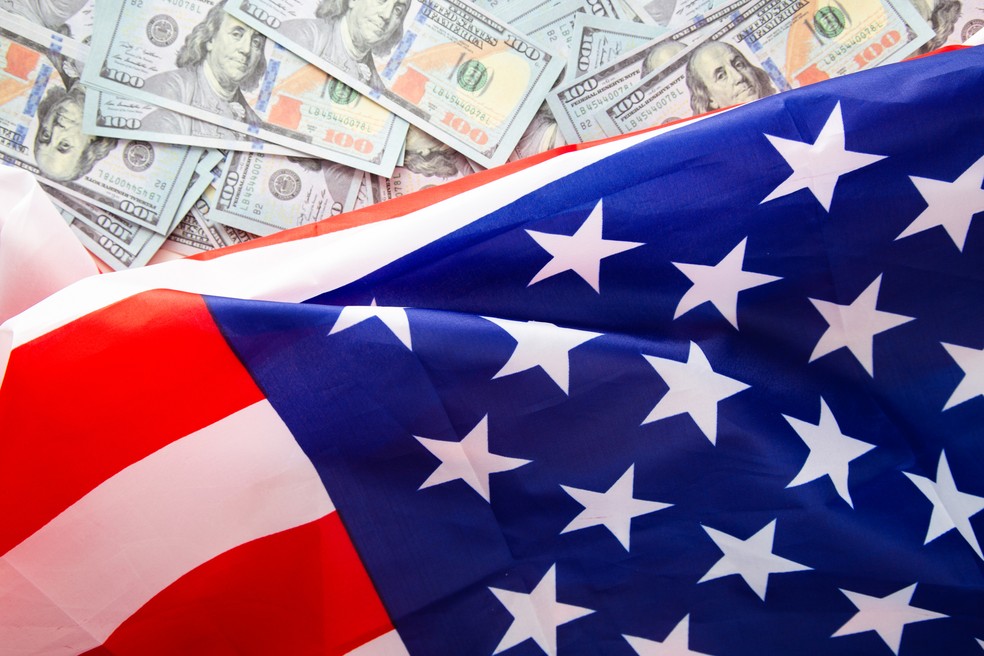 Estados Unidos dólar economia pib inflação — Foto: Getty Images