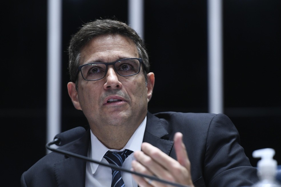 Presidente do Banco Central do Brasil, Roberto Campos Neto — Foto: Edilson Rodrigues/Edilson Rodrigues/Agência Senad