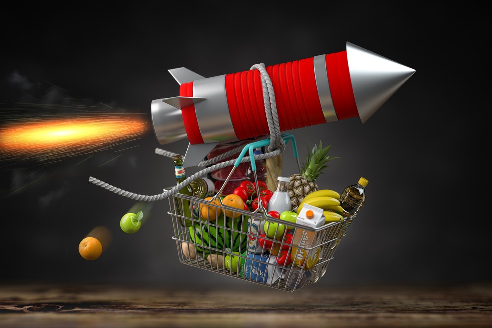 inflação césta básica alimentos supermercado — Foto: Getty Images