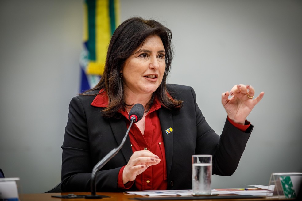 Simone Tebet, ministra do Planejamento e Orçamento do Brasil — Foto: Brenno Carvalho/Agência O Globo