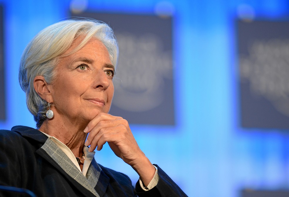 Christine Lagarde — Foto: Michael Wuertenberg/World Economic Forum