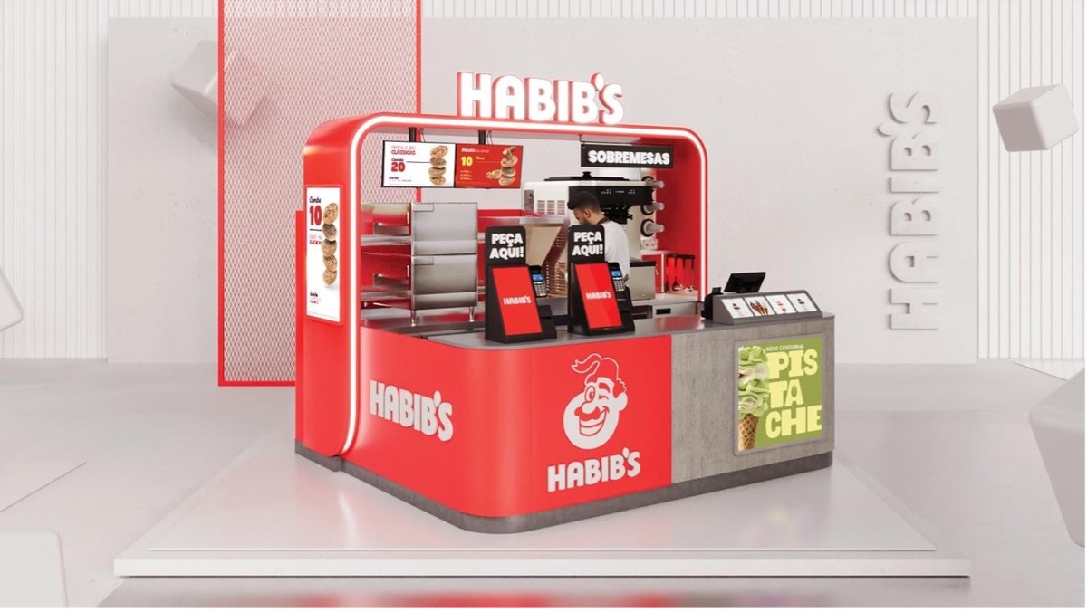 Habib’s dobra aposta em shoppings com franquia de quiosque e cresce com loja 2x1 com Ragazzo | Franquias