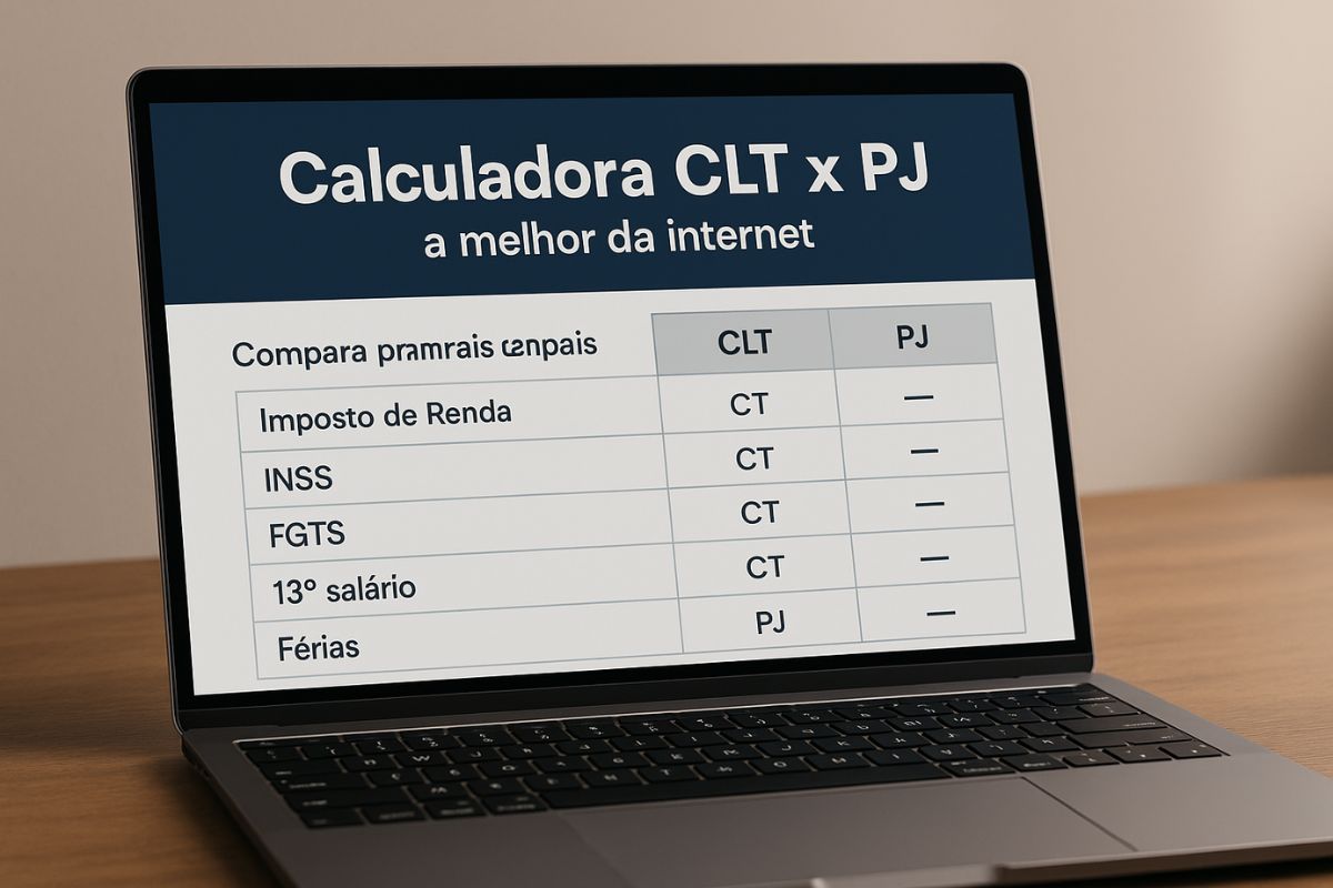 Calculadora CLT x PJ: a melhor da internet!